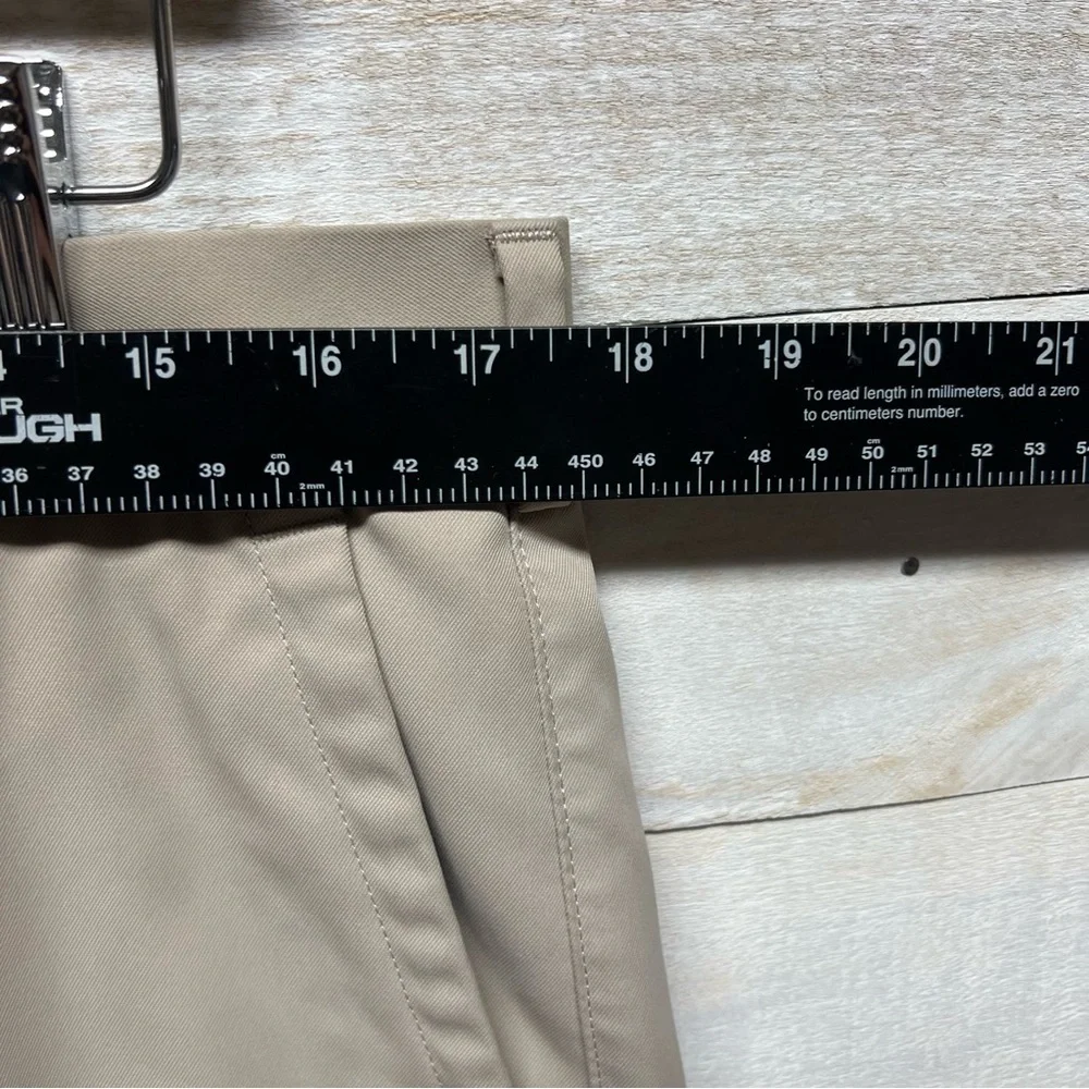 Peter Millar‎ Wicking Shorts Mens 35 Beige Chino Crown Skull Golf